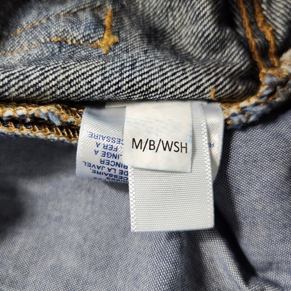 Lands End Mens Dark Wash Straight Fit 100% Cotton Jeans-Size 37x29 - Picture 9 of 10